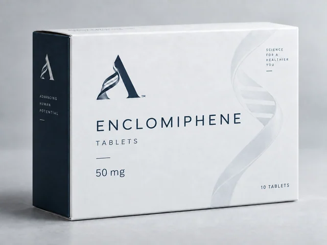 Apera Enclomiphene, 50mg, 10 tablets — carton packaging